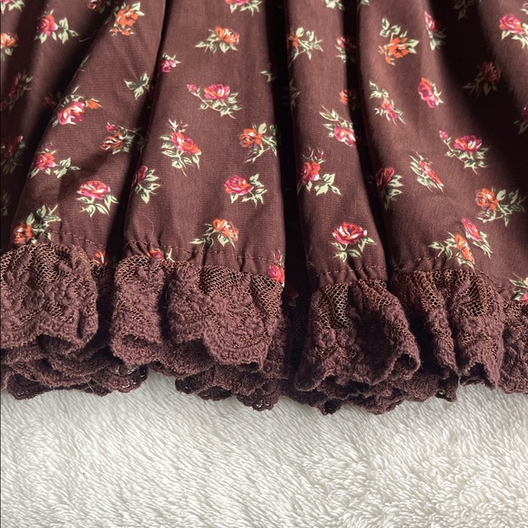 LIZ LISA Brown Floral Mini Dress - Picture 9 of 9